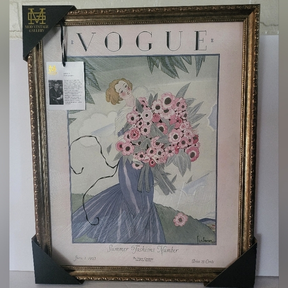 Brand New Never Used Vogue Vintage Art Print Summer Fashions June 1 1923